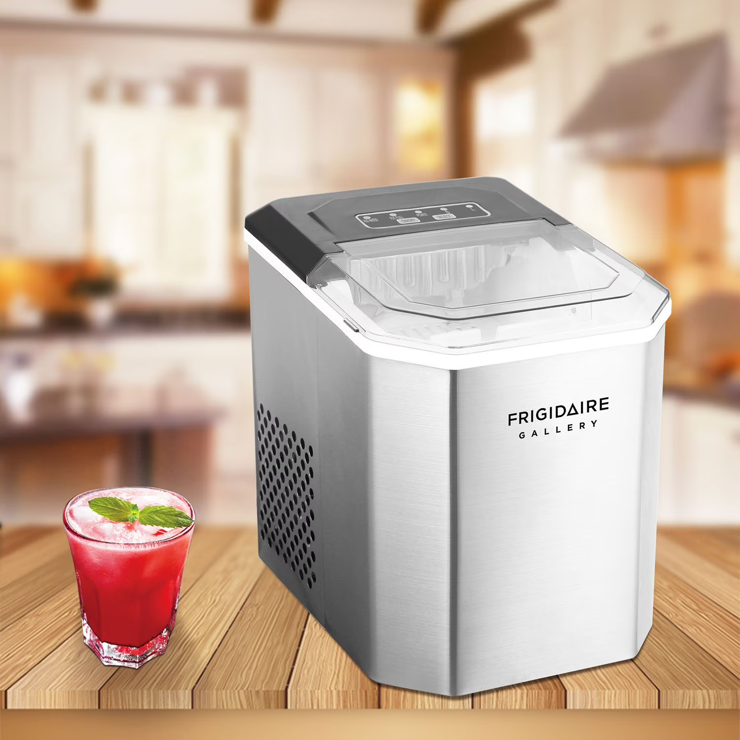 Frigidaire Gallery 26lbs. Stainless Steel Ice Maker thumbnail 2