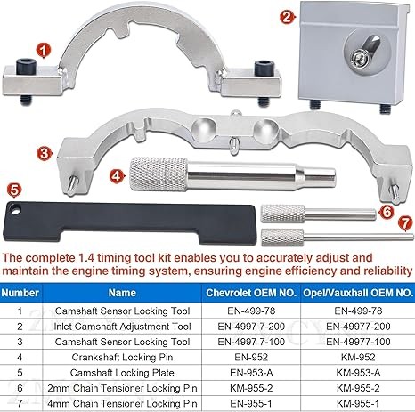 Turbo Engine Timing Tool - 1.4 Timing Tool for Chevy thumbnail 3