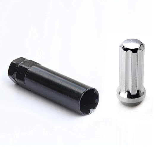 DCVAMOUS 24 PC 14x1.5 Lug Nuts Chrome 7-Spline Compatible thumbnail 4