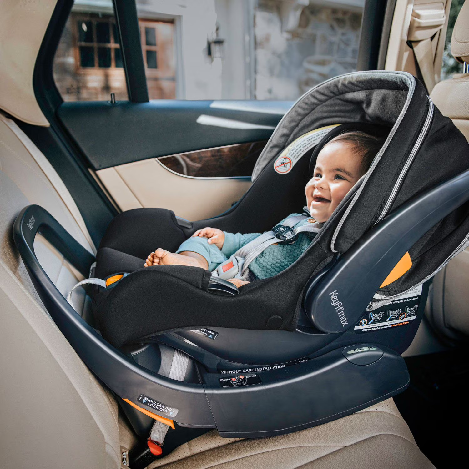 Chicco, KeyFit Max Zip ClearTex Infant Car Seat, Apex thumbnail 2