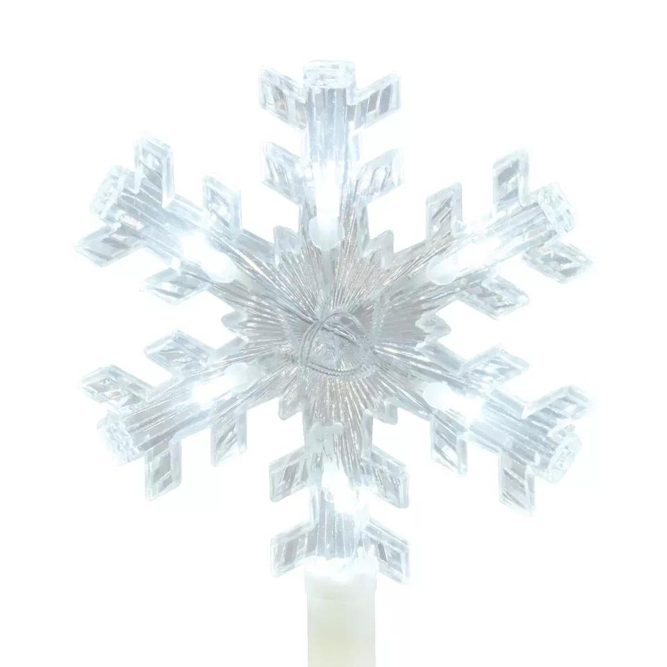 Member's Mark Snowflake Pathway LED Lights, 5ct. thumbnail 4