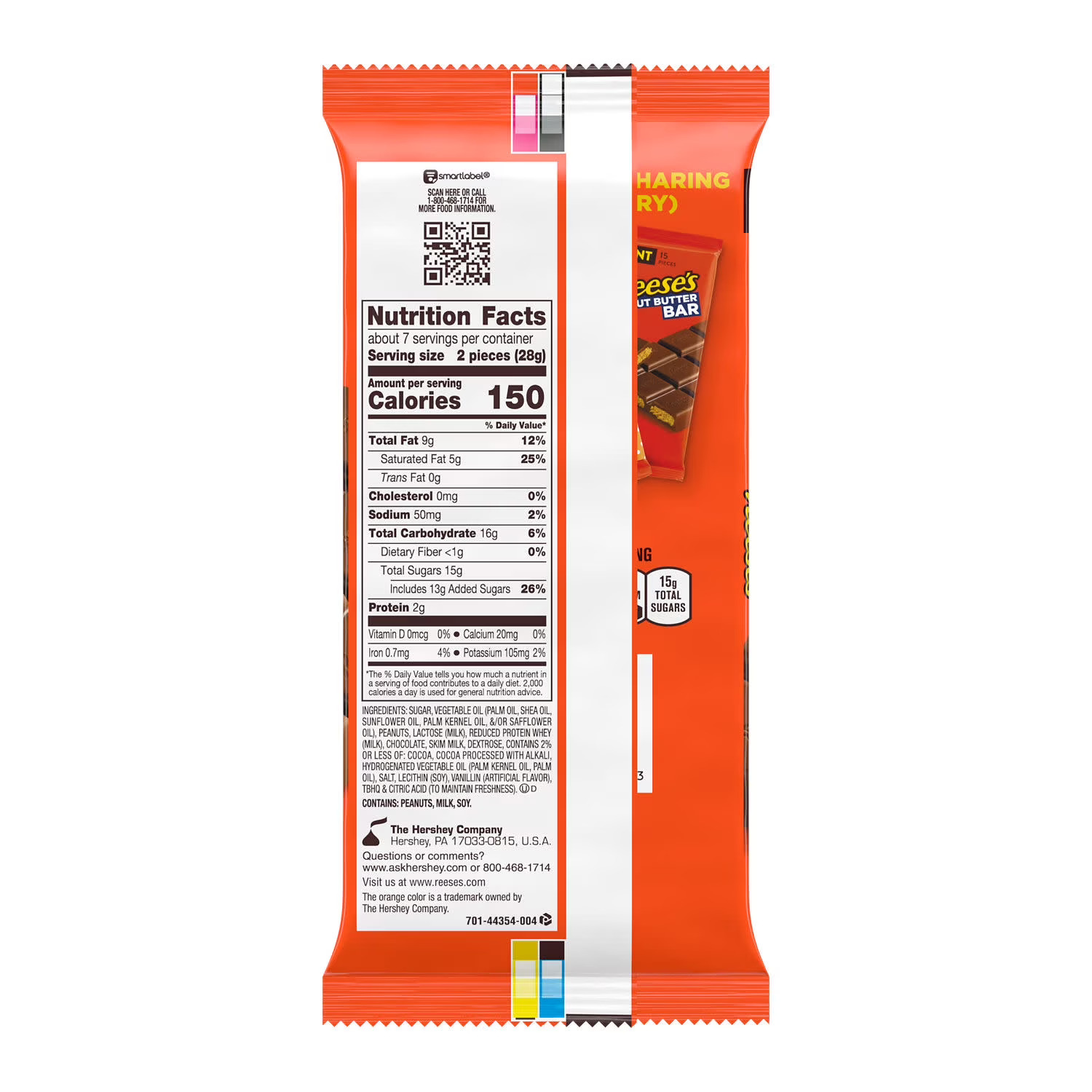 Reese's Chocolate Peanut Butter Creme Giant Candy, Bar 7.37 oz thumbnail 4