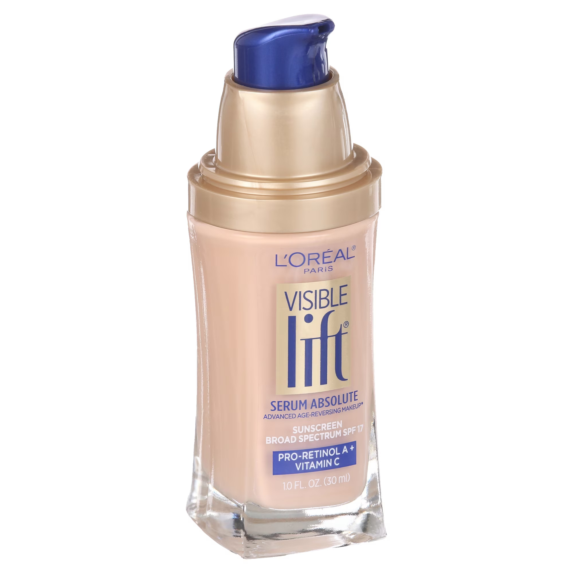 L'Oreal Paris Visible Lift Serum Foundation Makeup, 143 Soft Ivory, 1 fl oz thumbnail 2