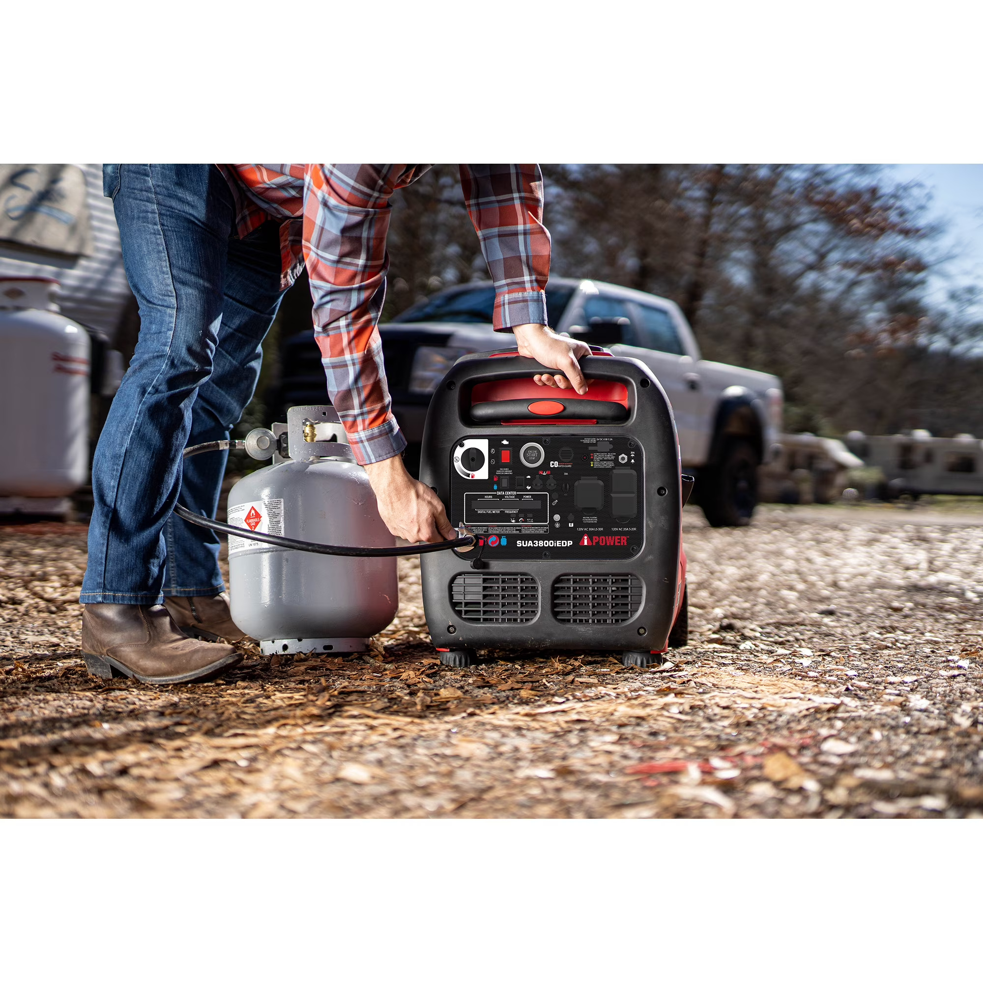 A-iPower SUA3800i Enclosed Digital Inverter Generator thumbnail 3