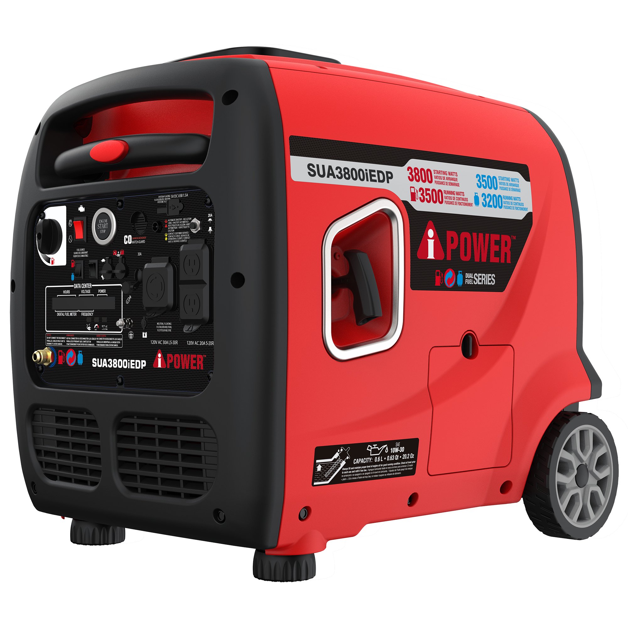 A-iPower SUA3800i Enclosed Digital Inverter Generator thumbnail 4