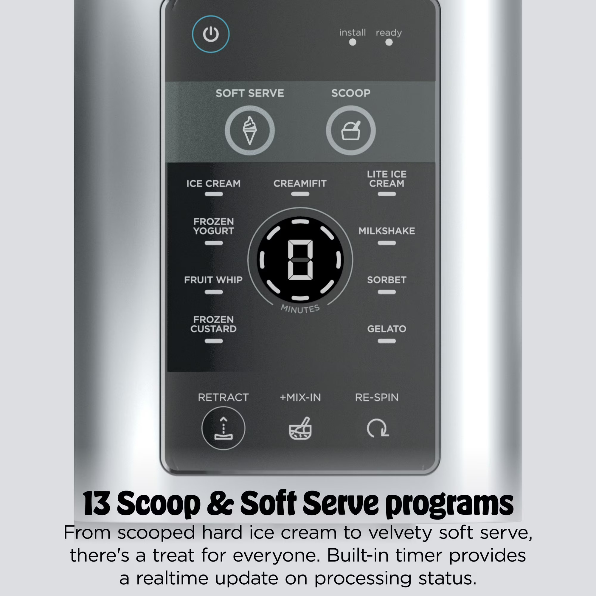 Ninja CREAMi Scoop & Swirl Ice Cream & Soft Serve Maker thumbnail 2
