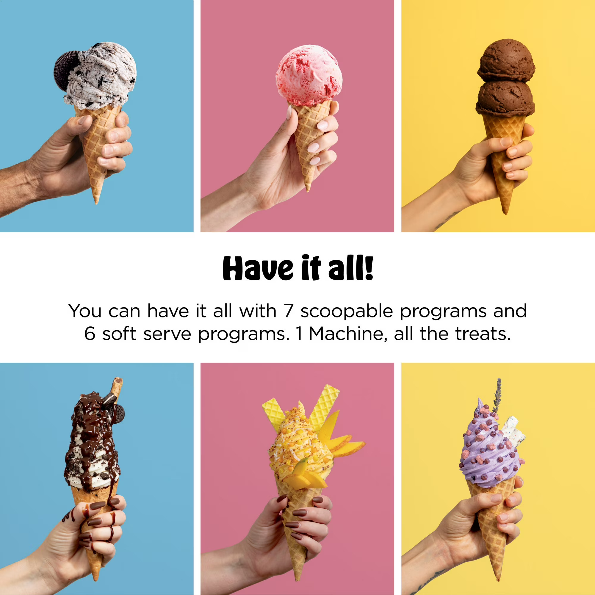 Ninja CREAMi Scoop & Swirl Ice Cream & Soft Serve Maker thumbnail 4