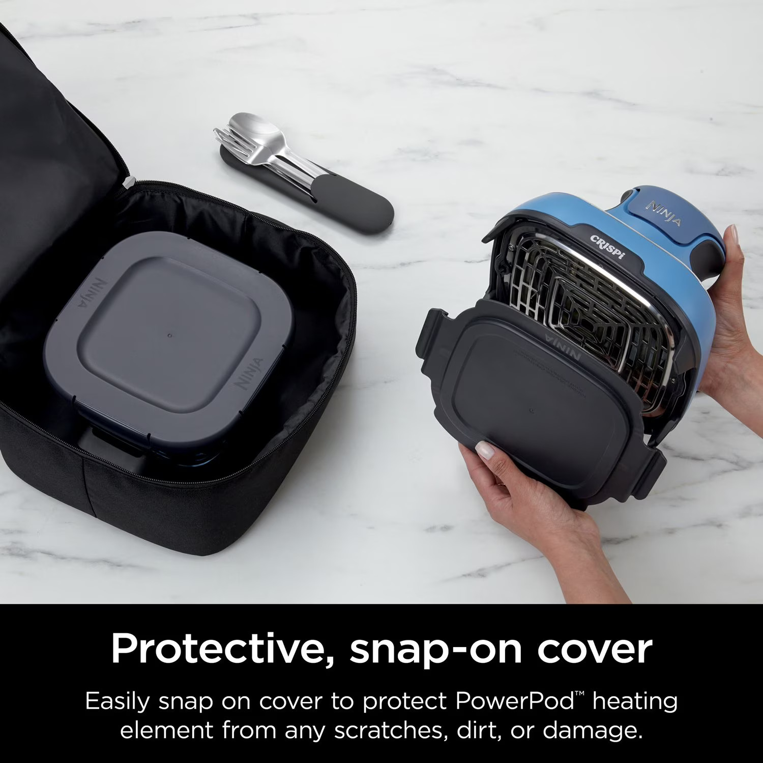 Ninja Crispi 5-in-1 Portable Glass Air Fryer Cooking System thumbnail 2
