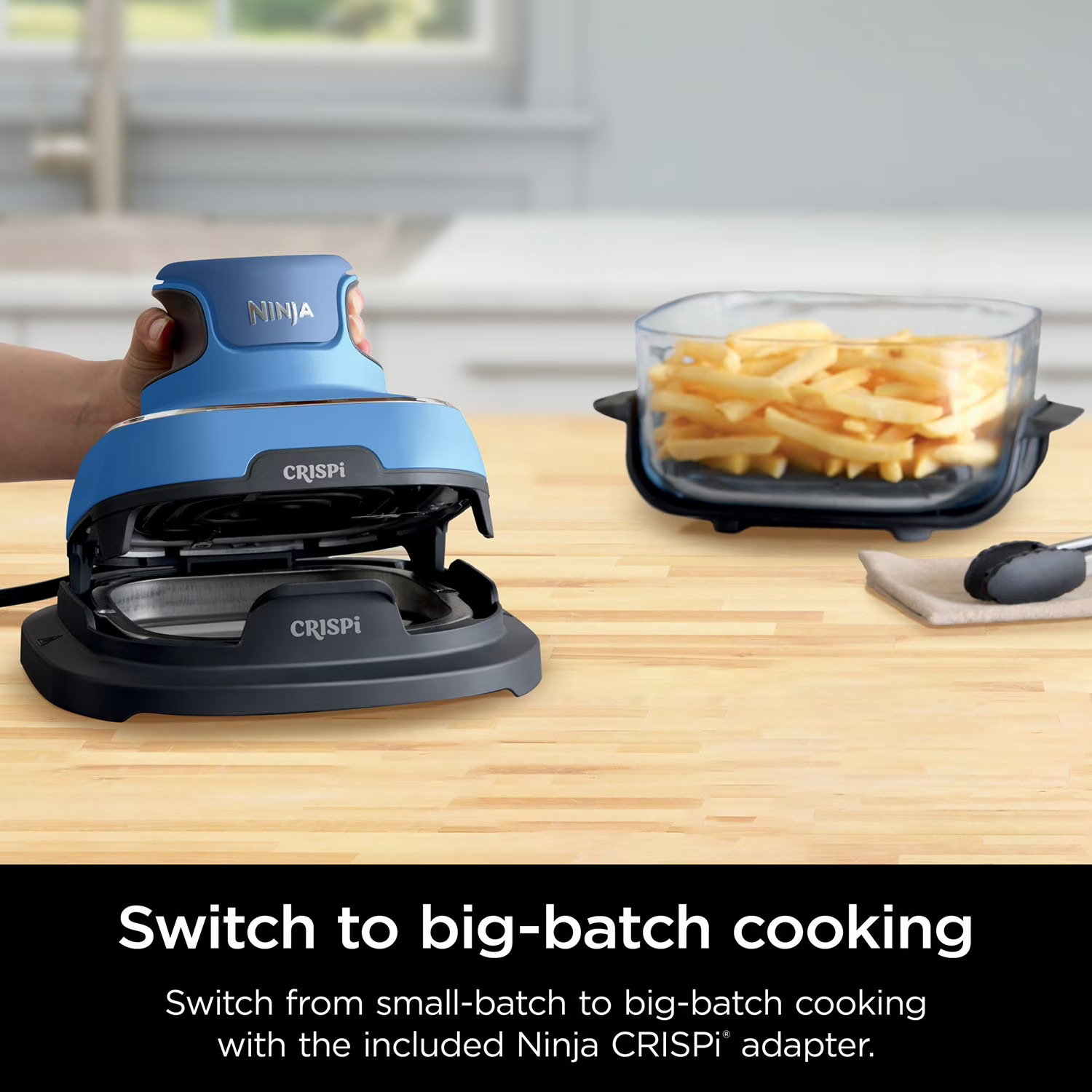 Ninja Crispi 5-in-1 Portable Glass Air Fryer Cooking System thumbnail 5