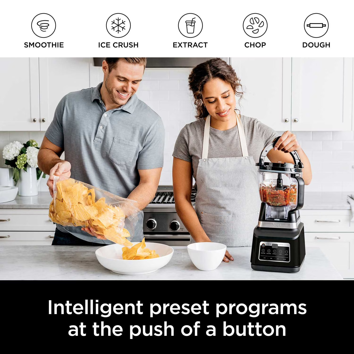 Ninja Professional Plus Kitchen System Blender and 8-Cup Food Processor with Auto-iQ thumbnail 3