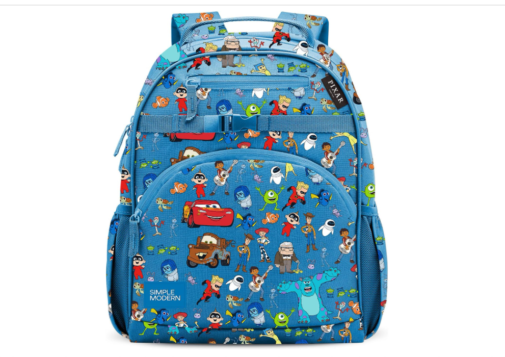 Simple Modern Medium Disney Pixar Toddler Backpack for School Girls and Boys | Kindergarten Elementary Kids Backpack | Fletcher Collection