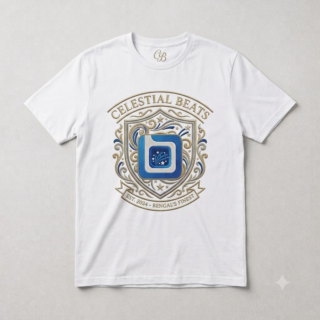 Celestial Beats Royal Crest T-Shirt