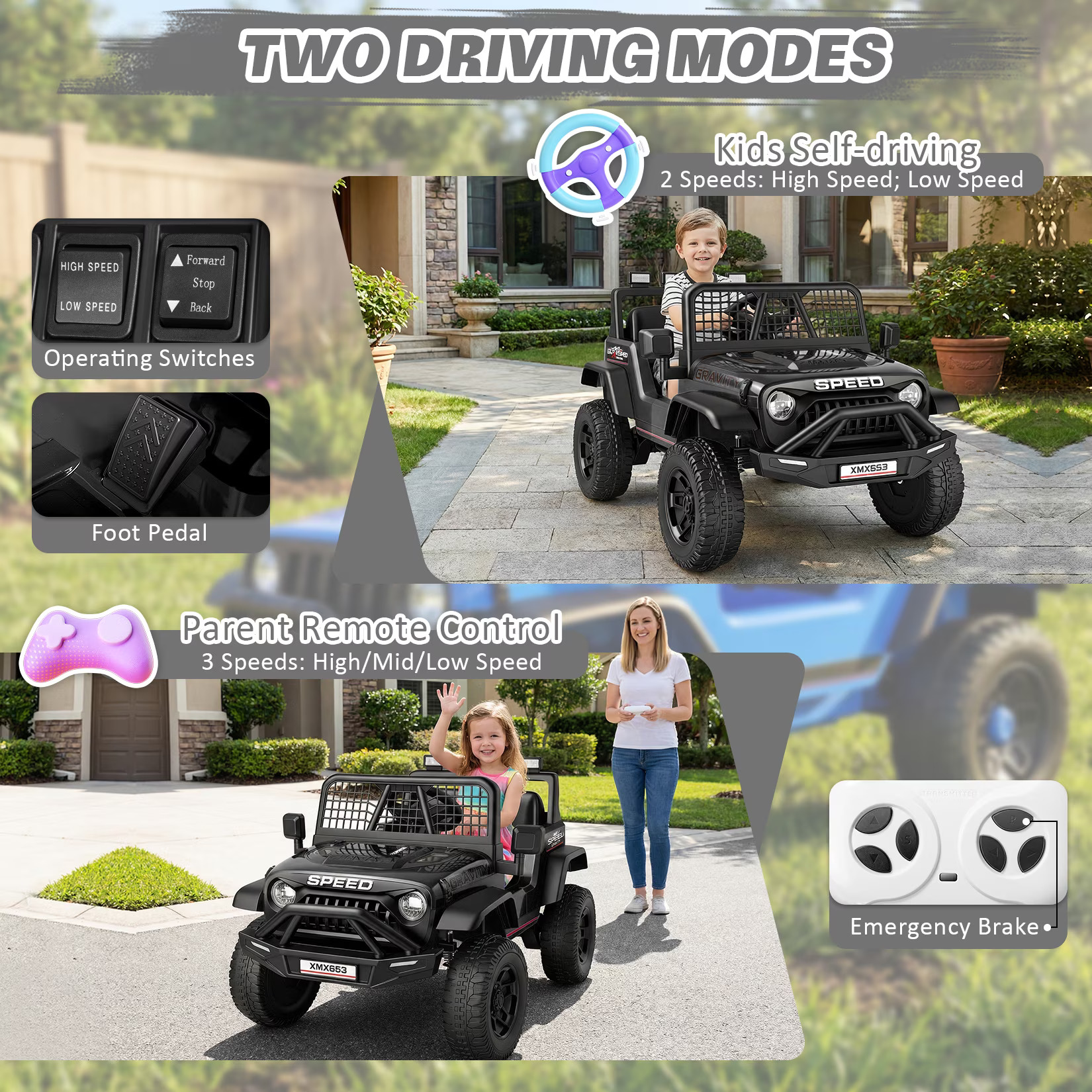 East Doll 12V Kids Ride on Toys, Electric Car for Toddler thumbnail 4