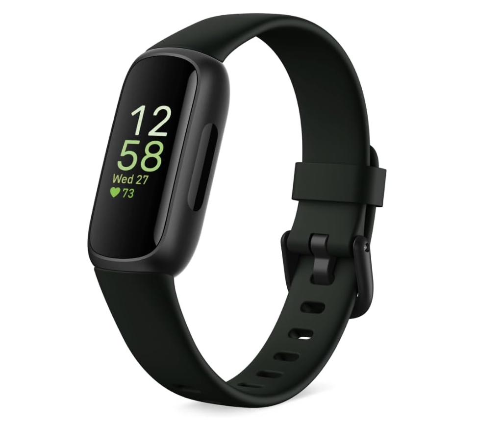 Google Fitbit Inspire 3 - Midnight Zen/Black - Small and Large Bands | Stress management, sleep tracking, 24/7 heart rate, 3-month Google Health Premium membership included, small and large bands.