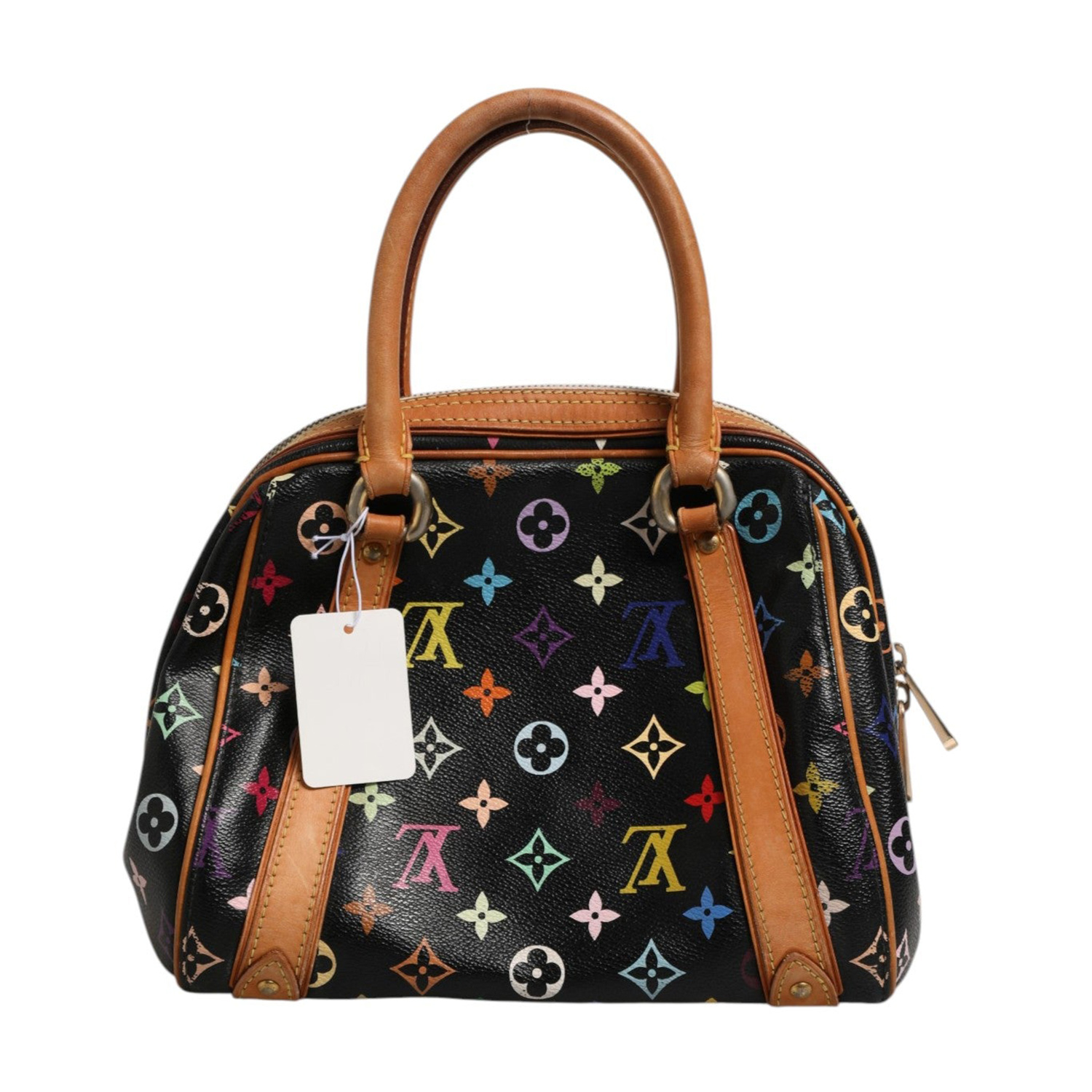 Louis Vuitton  Black Monogram Multicolor Canvas Priscilla Handbag thumbnail 2