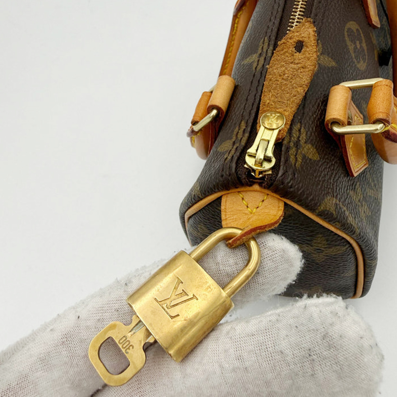 LOUIS VUITTON Nano Speedy Monogram Handbag thumbnail 11