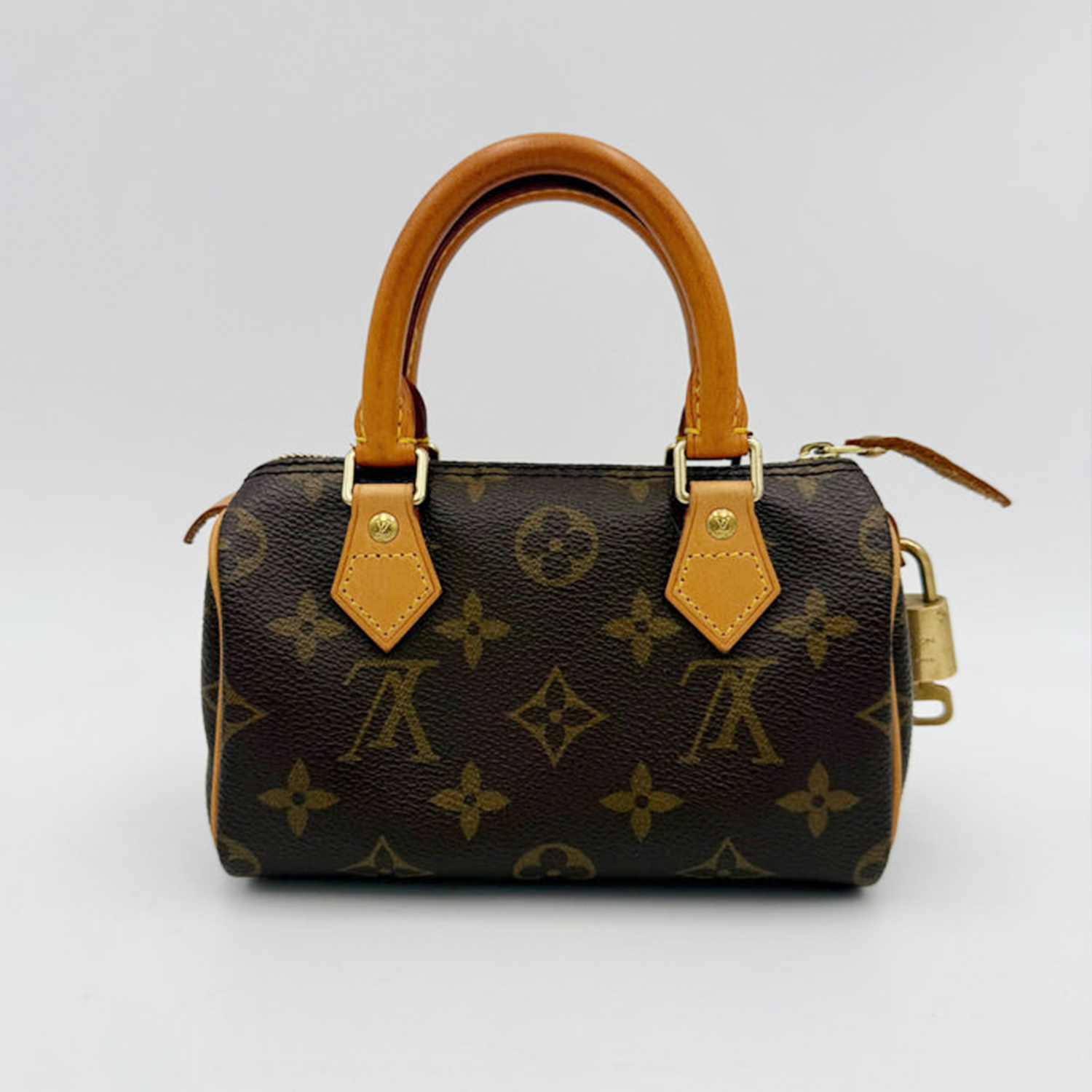 LOUIS VUITTON Nano Speedy Monogram Handbag