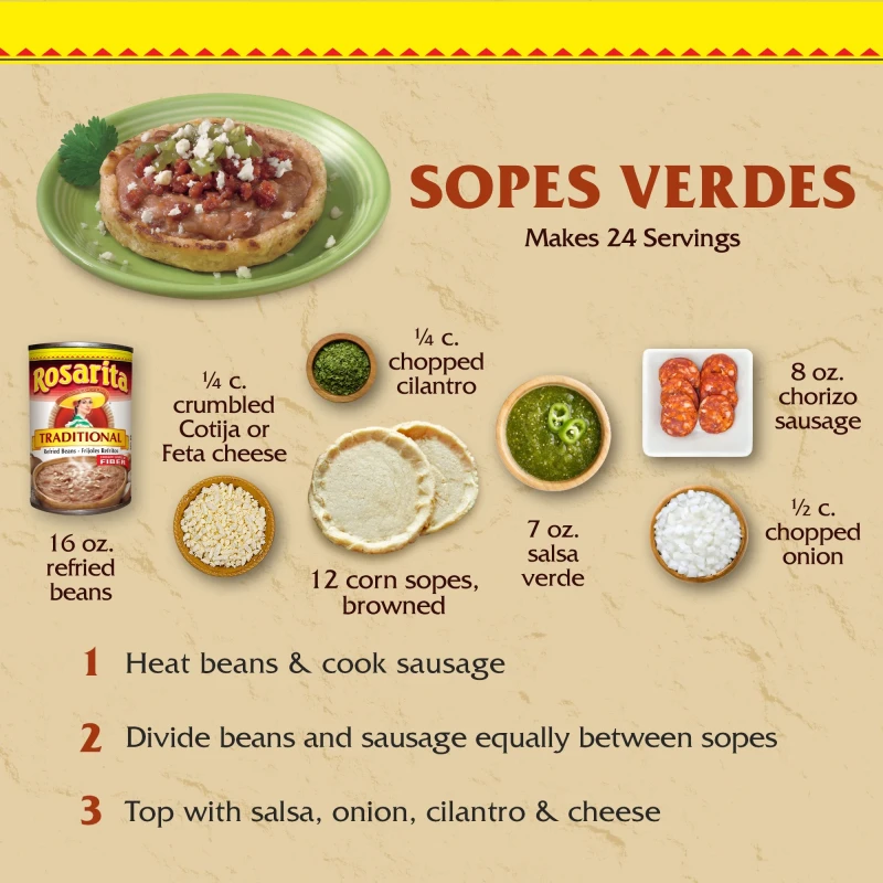 Rosarita Traditional Refried Beans, 16 oz. thumbnail 2