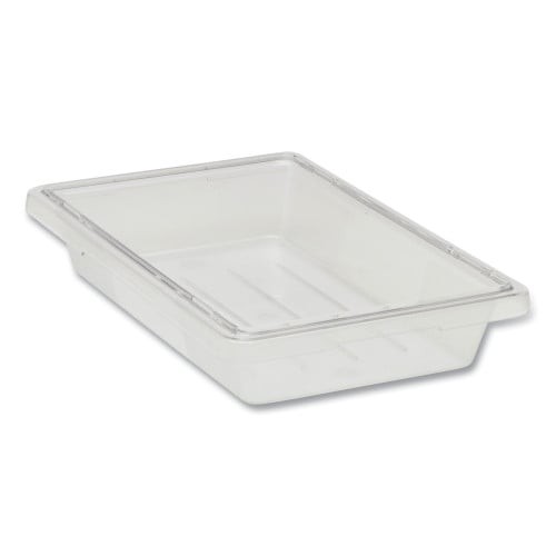 Rubbermaid Commercial Food/Tote Boxes, 5 gal, 12 x 18 x 9, Clear, Plastic (3304CLE) thumbnail 2