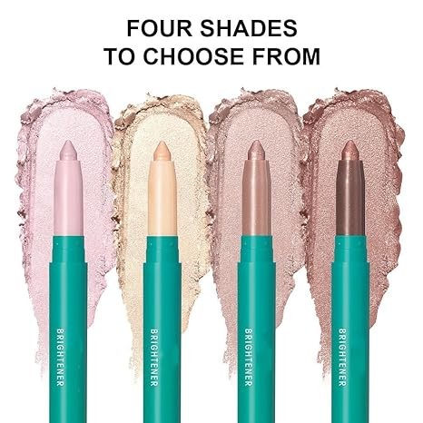 4Pcs Eyeshadow Stick, Eye shadow Brightener Stick Glitter Highlighter Makeup Eye Liner, Shimmer Creamy Long Lasting Eye Makeup. (4 colors) thumbnail 3