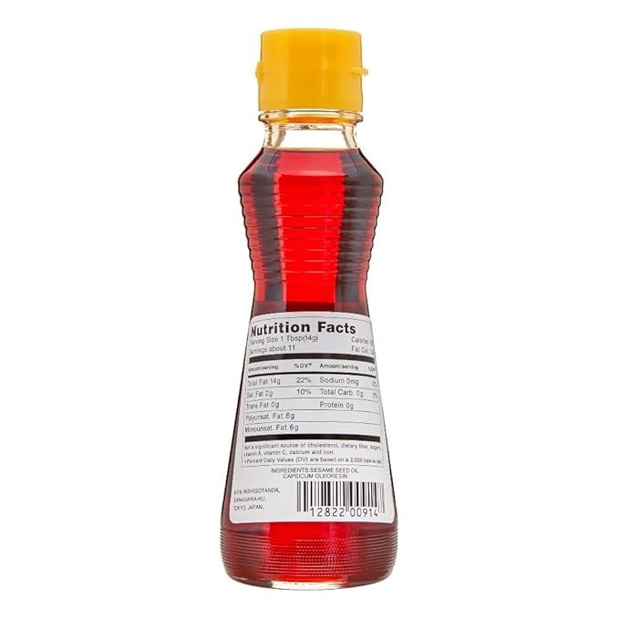 KADOYA Hot Toasted Sesame Oil, 5.5 OZ thumbnail 2
