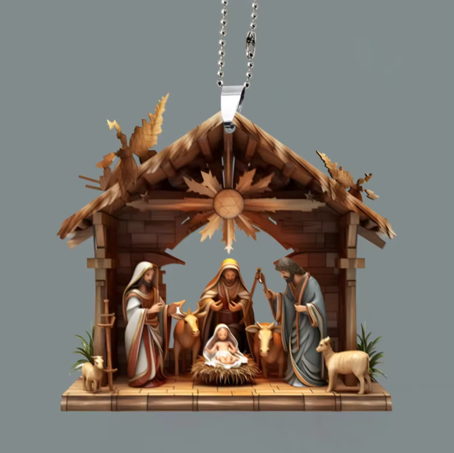 Factory Selling Stock Nativity Set Christmas Nativity Scene Figurines Resin Christmas Decor For Holiday Gift