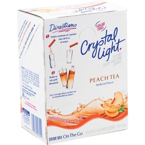 Crystal Light On-The-Go Mix Peach Sticks (79730) thumbnail 2