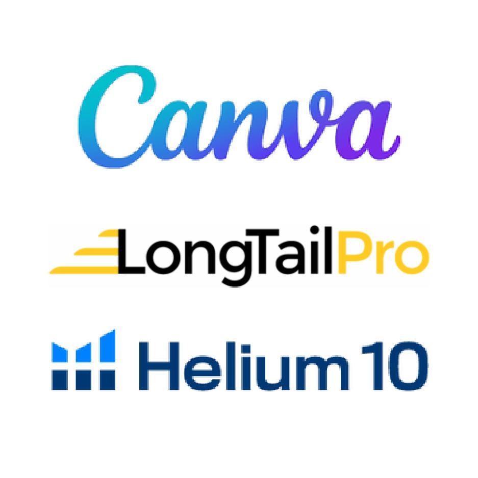 Canva+LongTailPro+Helium10 - ( 1 month subscription )