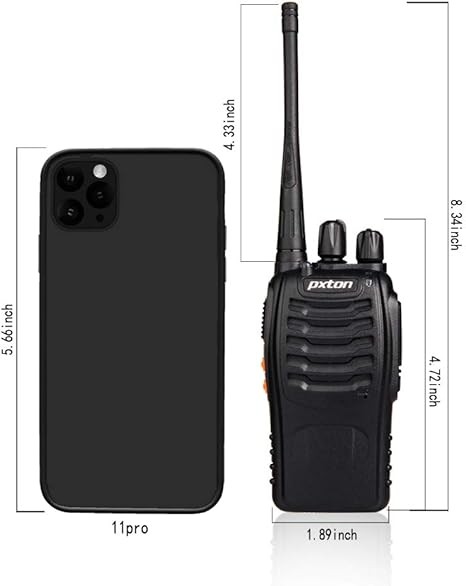 Walkie Talkies Rechargeable Long Range Two-Way Radios with Earpieces,2-Way Radios UHF Handheld Transceiver Walky Talky with Flashlight Li-ion Battery and Chargerï¼ˆ2 Packï¼‰ thumbnail 7