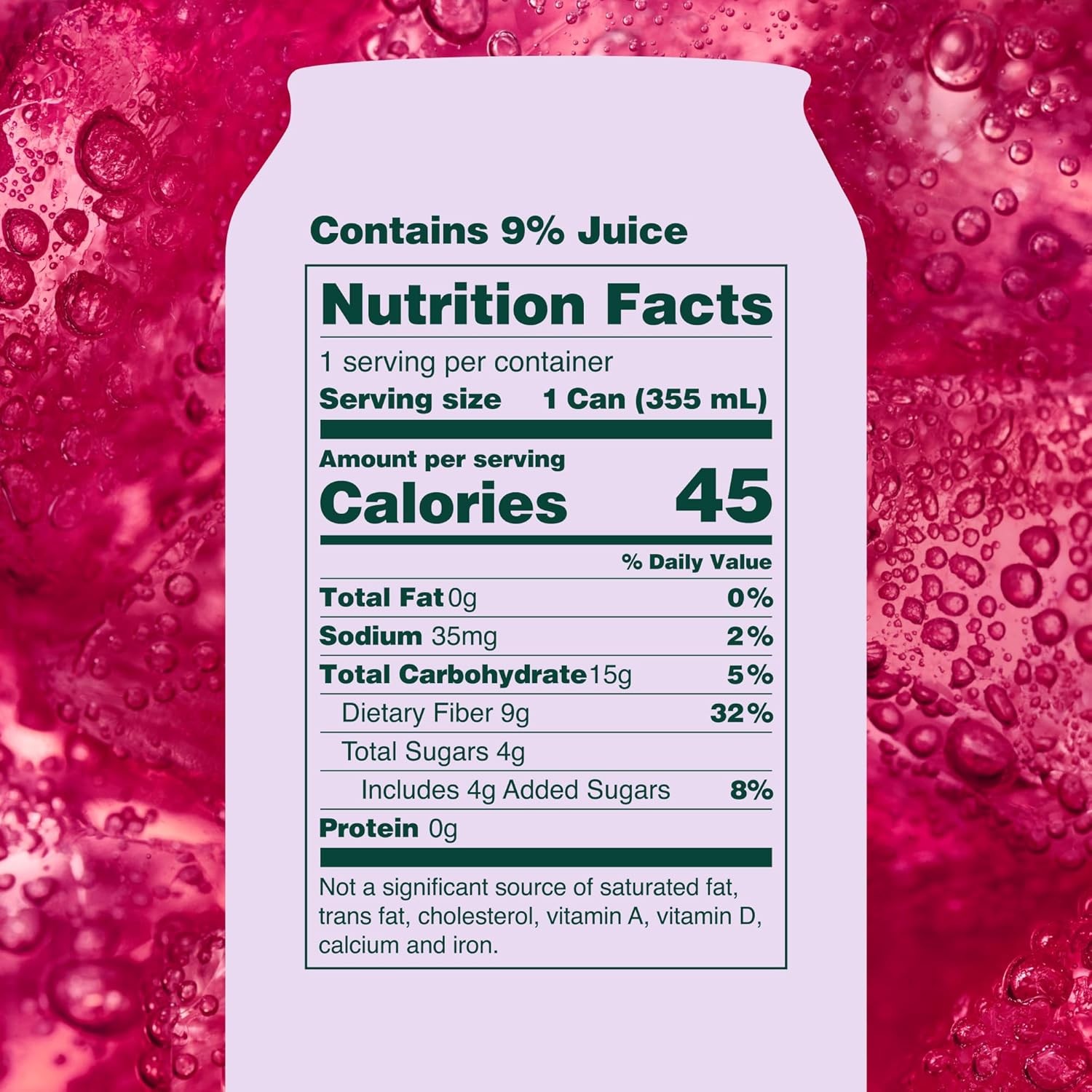 OLIPOP Prebiotic Soda Pop, Classic Grape, A New Kind of Soda Packed with Prebiotics, Fiber, and Botanicals, Gluten Free, Vegan, GMO Free, 12oz (12-Cans) thumbnail 2