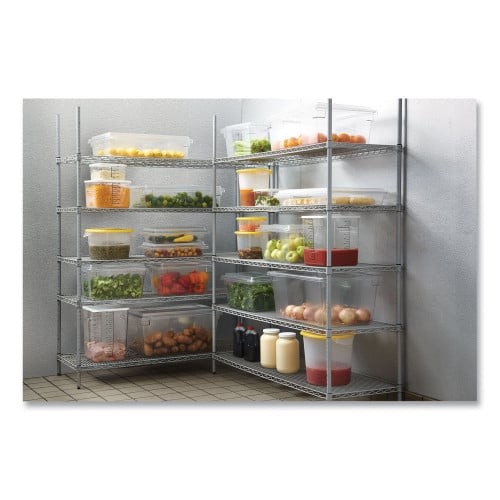 Rubbermaid Commercial Food/Tote Boxes, 5 gal, 12 x 18 x 9, Clear, Plastic (3304CLE) thumbnail 4