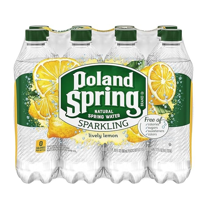 Poland Springs Lemon Sparkling Water, 16.9 Ounce -- 24 per case. thumbnail 4