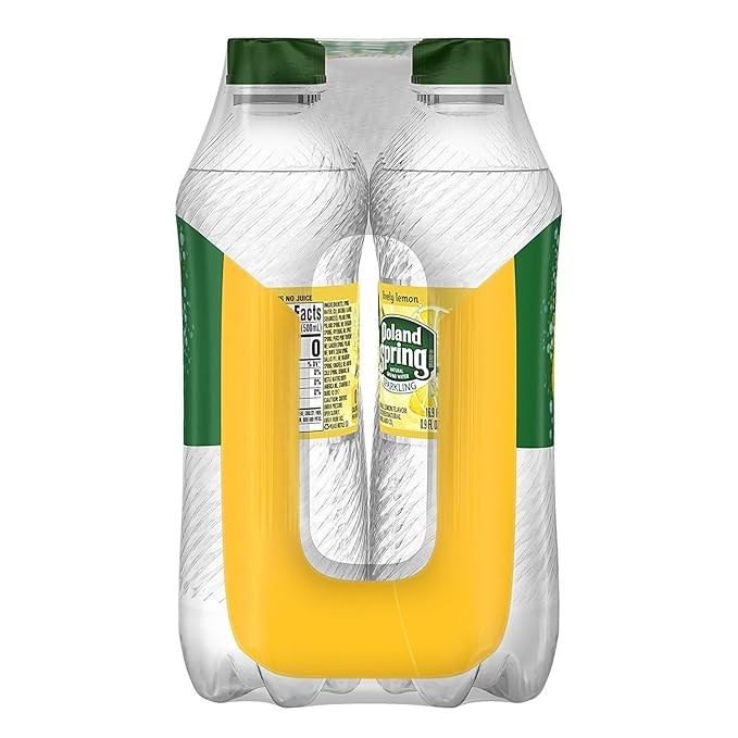 Poland Springs Lemon Sparkling Water, 16.9 Ounce -- 24 per case. thumbnail 3