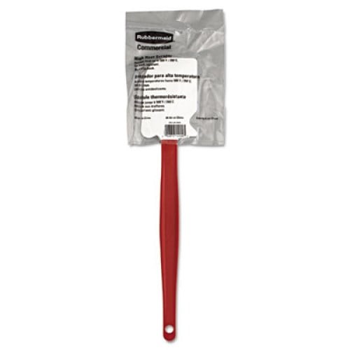 Rubbermaid Commercial High-Heat Cook's Scraper, 13 1/2", Red/White
