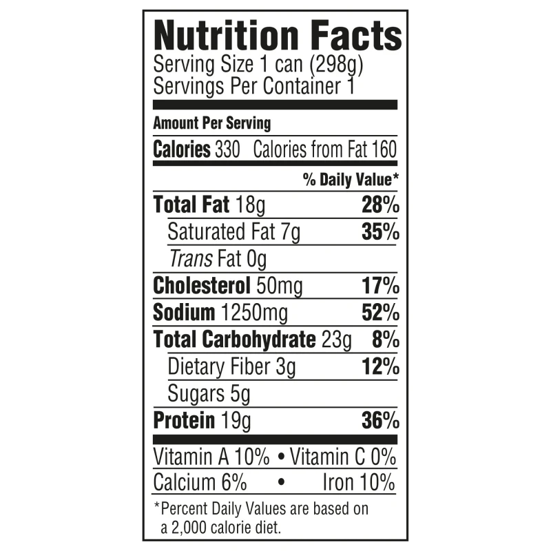 HORMEL Chili, Beef and Pork, No Beans Canned Chili, No Artificial Ingredients, Shelf-Stable, 10.5 oz Steel Can thumbnail 4