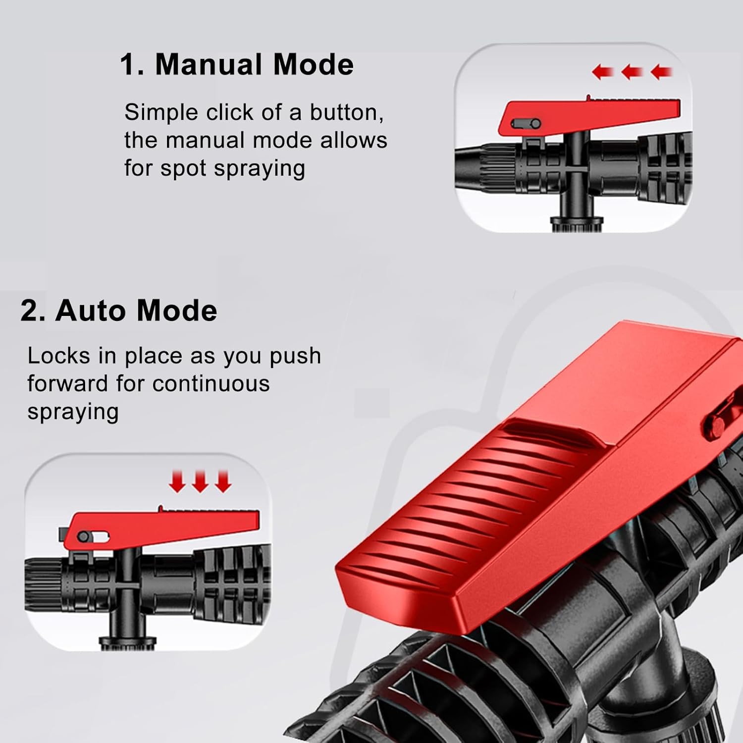 Battery Powered Sprayer Compatible for Milwaukee 12V, Portable Cordless Pump Sprayer with 3 Spray Nozzleï¼ŒRetractable Pole,Brushless Motor for Outdoor in Lawn, Garden, Farm, Plant(No Battery) thumbnail 4