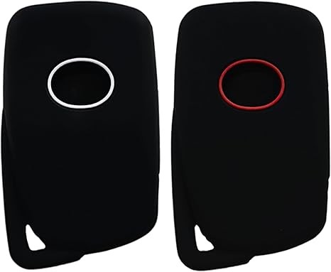 Silicone Rubber Key Fob Cover Compatible with 2013-2021 Lexus ES300h ES350 GS350 GS450h IS200t IS300 IS350 LX570 NX200t NX300h RC350 RX350 RX450h HYQ14FBA thumbnail 3
