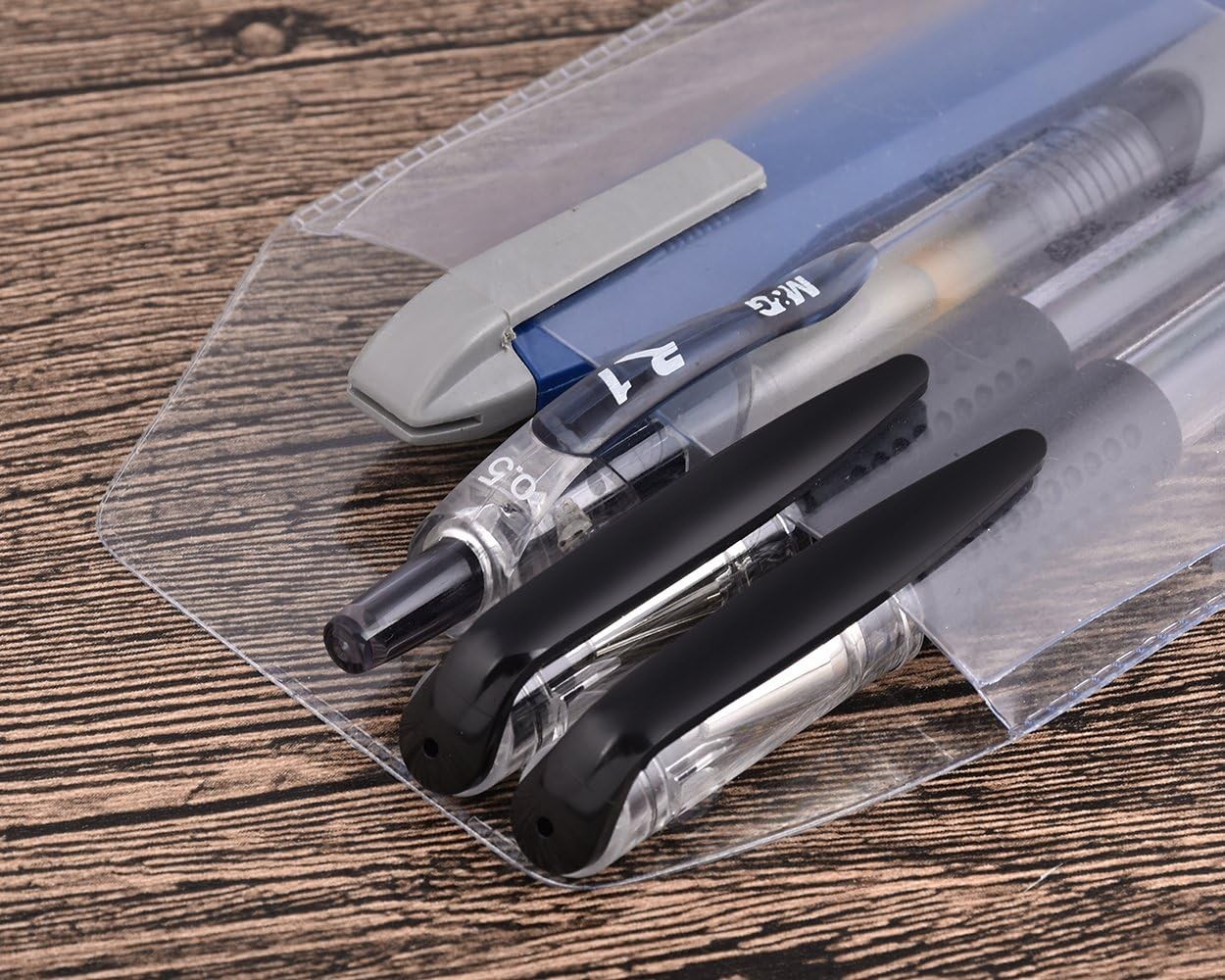 DS. DISTINCTIVE STYLE Shirt Pocket Protector 10 Pieces PVC Pocket Protectors for School Hospital Office Supplies (Clear) thumbnail 3