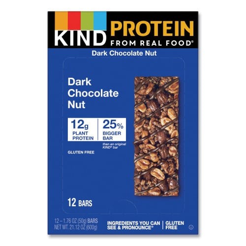KIND Protein Bars, Double Dark Chocolate, 1.76 oz, 12/Pack (26036) thumbnail 4