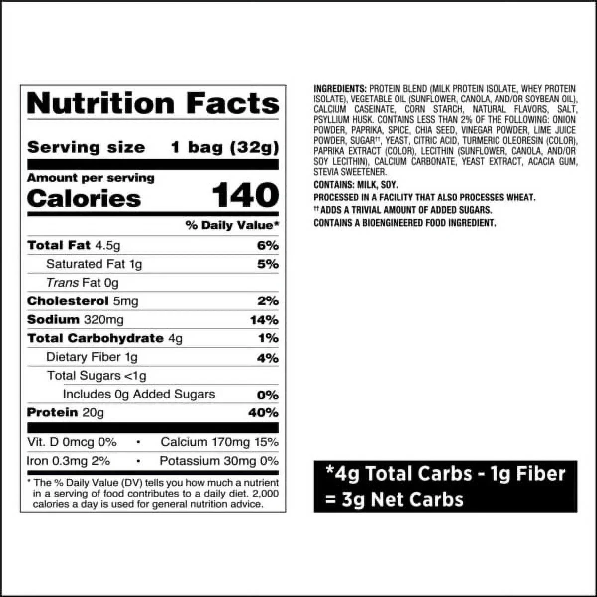 Quest Tortilla Style Protein Chips, Chili Lime, 1.1oz - 4 Count Bags thumbnail 5