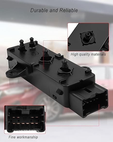 Power Seat Control Switch Replace 87066-4HA0A 870664HA0A, 8 Way Driver Seat Adjustment Switch Fit for Nissan Maxima 2009-2021 Infiniti Q50 Q60 2014-2021 thumbnail 6