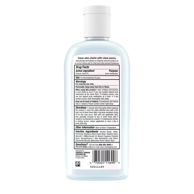Neutrogena Clear Pore Oil-Eliminating Facial Astringent, 8 fl. oz thumbnail 4