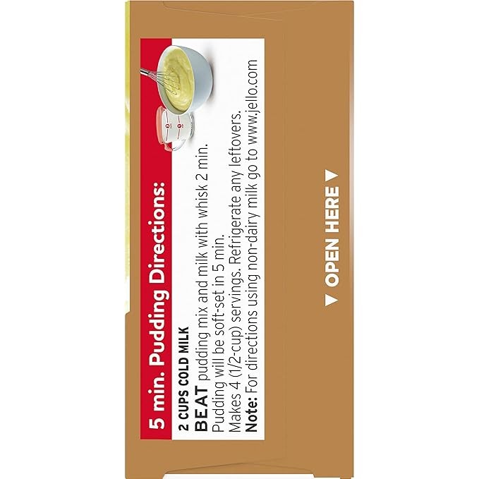 Jell-O Coconut Cream Instant Pudding & Pie Filling Mix (24 ct Pack, 3.4 oz Boxes) thumbnail 5