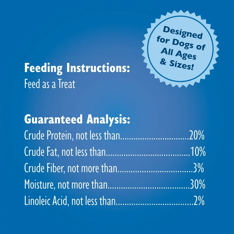Bil-Jac VetDogs Veteran's K-9 Corps Skin & Coat Formula, Soft & Moist Dog Treats, Chicken, 10 oz thumbnail 7