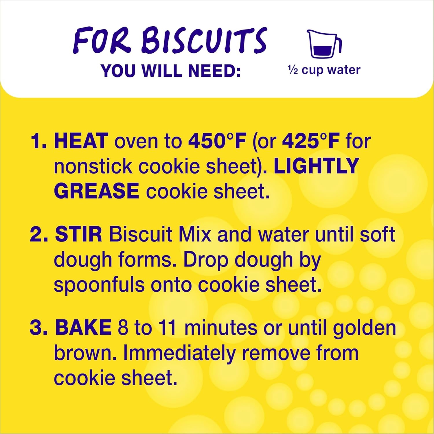 Betty Crocker Bisquick Complete Buttermilk Biscuit Mix, Just Add Water, 7.5 oz. (Pack of 9) thumbnail 6
