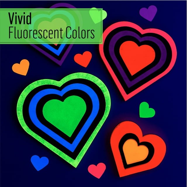 FolkArt Neon Blacklight Acrylic Craft Paint, Matte Finish, Green, 2 fl oz thumbnail 7
