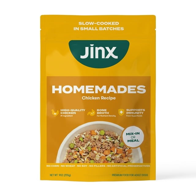 Jinx Homemades Chicken Recipe Wet Natural Dog Food, 9 oz. Pouch