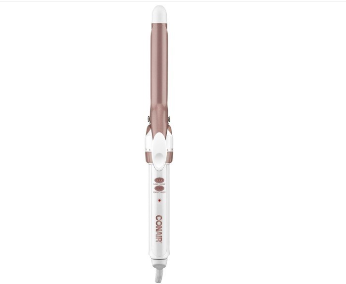 Conair Double Ceramic 3/4-Inch Curling Iron, Â¾-inch barrel produces tight curls â€“ for use on short to medium hair