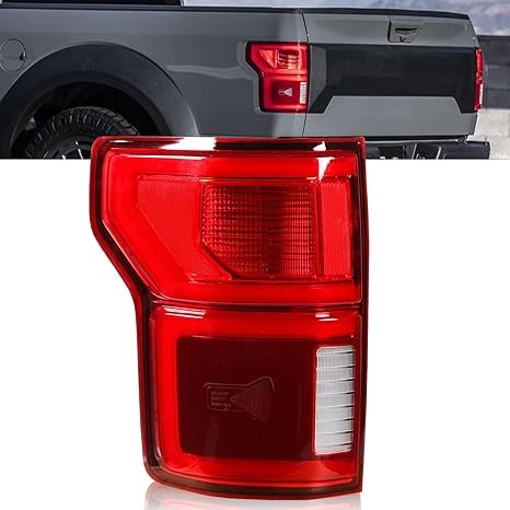 LED Tail Lights with Blind Spot Compatible with Ford F150 2018 2019 2020 Rear Lamp Left Driver Side Replacement KL3Z13405B