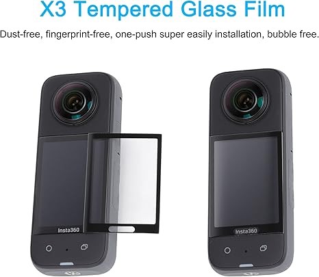PellKing Camera Protective Accessories Kit for Insta360 X3, Insta 360 X3 Bundle Include Lens Guard/Silicone Protective Cover/Screen Protectors/Camera Case thumbnail 6